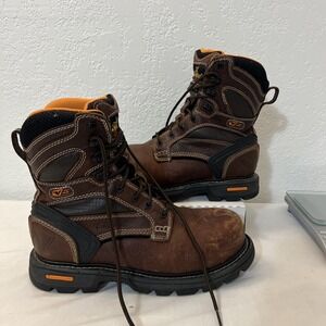 Thorogood Gen Flex Boots 804-4448 Brown Oiled Leather Composite Safety‎ Toe 8W